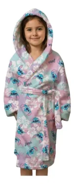Bata Flannel Niños Infantil Piñata Disney Babymovil Oferta Stitch 6-7 Años - Imagen 2