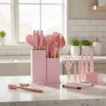 Juego De Utensilios De Silicona Mango Madera X 19 Piezas - Imagen 26