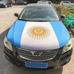 Funda Para Auto Cubre Capot Argentina Boca River Elastica - Imagen 5