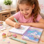 Kit Creativo Unicornio Tiny Dreams Libreta Lapicera Gomas - Imagen 4