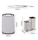 Juego De Utensilios De Silicona Mango Madera X 19 Piezas - Imagen 8