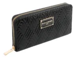 Billetera Fichero Grande Cierre Mujer Dama Jean Cartier Color Negro Geométrico