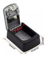 Caja Fuerte Master Sale Caja Llaves Metal Con Apertura Color Negra Negro - Imagen 3