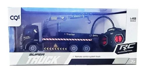 Juguete Camion Control Remoto Bombero Policia Construccion Color Camión De Remolque