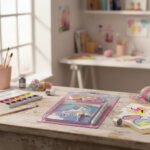 Kit Creativo Unicornio Tiny Dreams Libreta Lapicera Gomas - Imagen 2