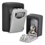 Mini Caja Fuerte P Llaves Alquileres Exterior Interior Metal - Imagen 2