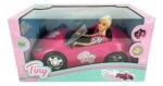 Tiny Auto Descapotable Con Muñeca 30cm Juguete Color Fucsia - Imagen 2
