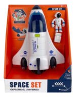 Set Cohete Espacial Nave Lunar Con Astronauta - Imagen 2