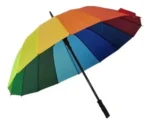 Paraguas Multicolor Pride Automático 16 Varillas Liso - Imagen 3