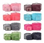 Set Bolsas X6 Organizador Ropa Para Valija Viajes Babymovil Color Negro - Imagen 2