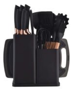 Juego De Utensilios De Silicona Mango Madera X 19 Piezas - Imagen 13