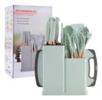 Juego De Utensilios De Silicona Mango Madera X 19 Piezas - Imagen 17