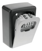 Mini Caja Fuerte P Llaves Alquileres Exterior Interior Metal Color Plateado