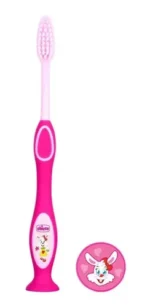 Cepillo De Dientes Infantil Chicco Rosa