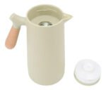 Jarra Termo 1lt Con Manija De Madera Pico Vertedor Color Mango Redondo Verde