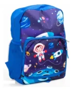 Mochila Escolar Colegio Nena Con Cartuchera Unicornio Color Azul Diseño De La Tela Estampado Astronauta - Imagen 2