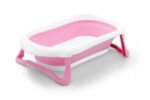 Bañera Bañadera Plegable Bebe Compacta Cici Babymovil Color Blanco/rosa Lisa