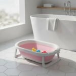 Bañera Baño Bebe Plegable Priori 68x41 Cm Antideslizante - Imagen 6