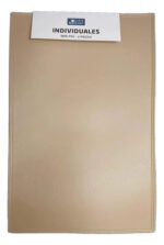 Set X 6 Individuales De Mesa Simil Cuero Impermeable Premium Color Marrón Lisa