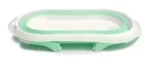 Bañera Bañadera Plegable Compacta Bebe Reclinable Babymovil Color Blanco/verde Lisa - Imagen 2