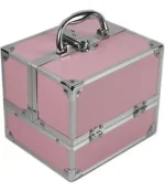 Maletin Maquillaje Profesional Cosmeticos Pinceles Color Rosa - Imagen 3