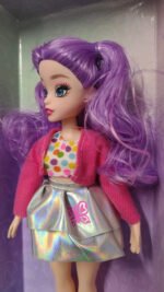 Juguete Muñeca 26cm Tiny Rainbow Pelo De Colores - Imagen 4
