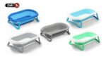 Bañera Bañadera Plegable Compacta Bebe Reclinable Babymovil Color Blanco/verde Lisa - Imagen 4