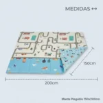 Alfombra Manta Antigolpe Plegable Grande 200 X 150 Babymovil - Imagen 19