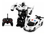 Auto Policía Zaki Transformer 1:12 Blanco Rc - Imagen 3