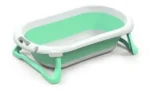 Bañera Bañadera Plegable Compacta Bebe Reclinable Babymovil Color Blanco/verde Lisa