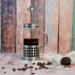 Cafetera Estilo Francesa Manual Émbolo Vidrio Y Acero 600ml Color Plateado - Imagen 2