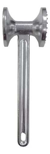 Martillo Mazo Bate Bife Para Carne Fundición De Aluminio Gris