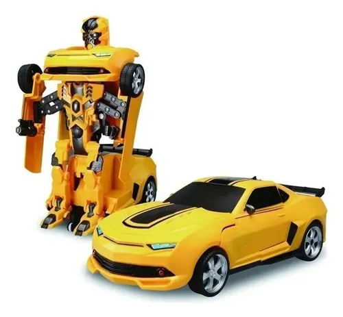 Auto Transformers Bumblebee 28cm Convertible Control Remoto Amarillo