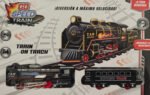Juguete Pista Tren Locomotora Vagon Vias Con Luz Sonido - Imagen 2