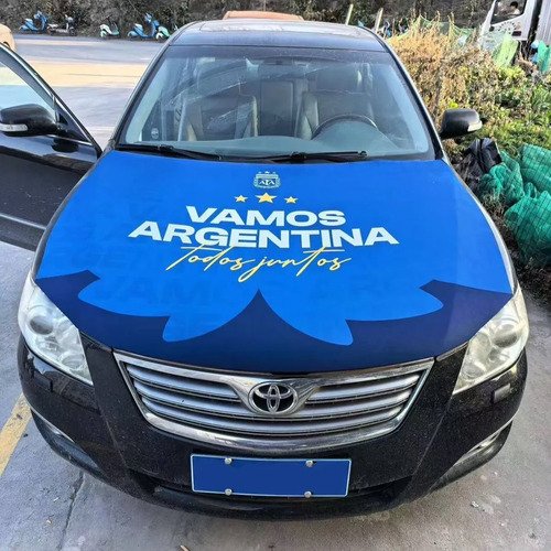 Funda Para Auto Cubre Capot Argentina River Boca Elastica
