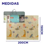 Alfombra Manta Antigolpe Plegable Grande 200 X 150 Babymovil - Imagen 2