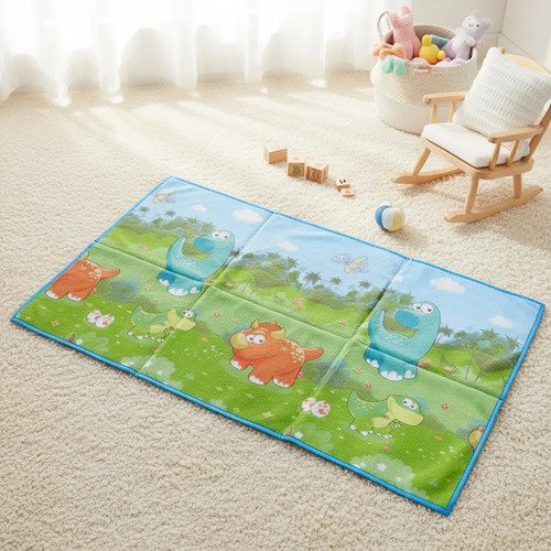 Manta Alfombra Picnic Camping Bebe Bifaz Babymovil
