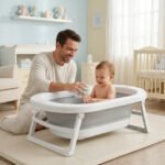 Bañera Baño Bebe Plegable Priori 68x41 Cm Antideslizante - Imagen 12
