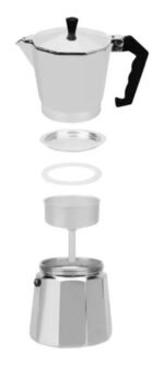 Cafetera Italiana Express Moka Grande 12 Pocillos Premium - Imagen 4