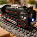 Juguete Pista Tren Locomotora Vagon Vias Con Luz Sonido